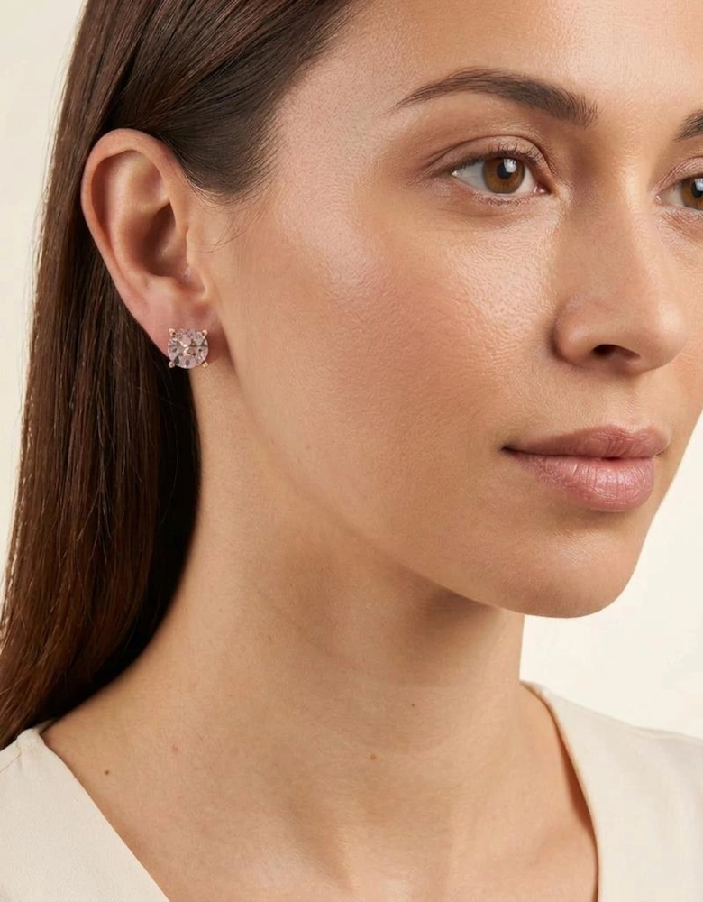 Laine 8mm Vintage Rose Gold Earrings