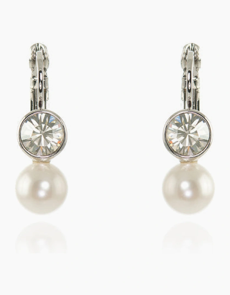 Mimi Silver Lever Back Earrings
