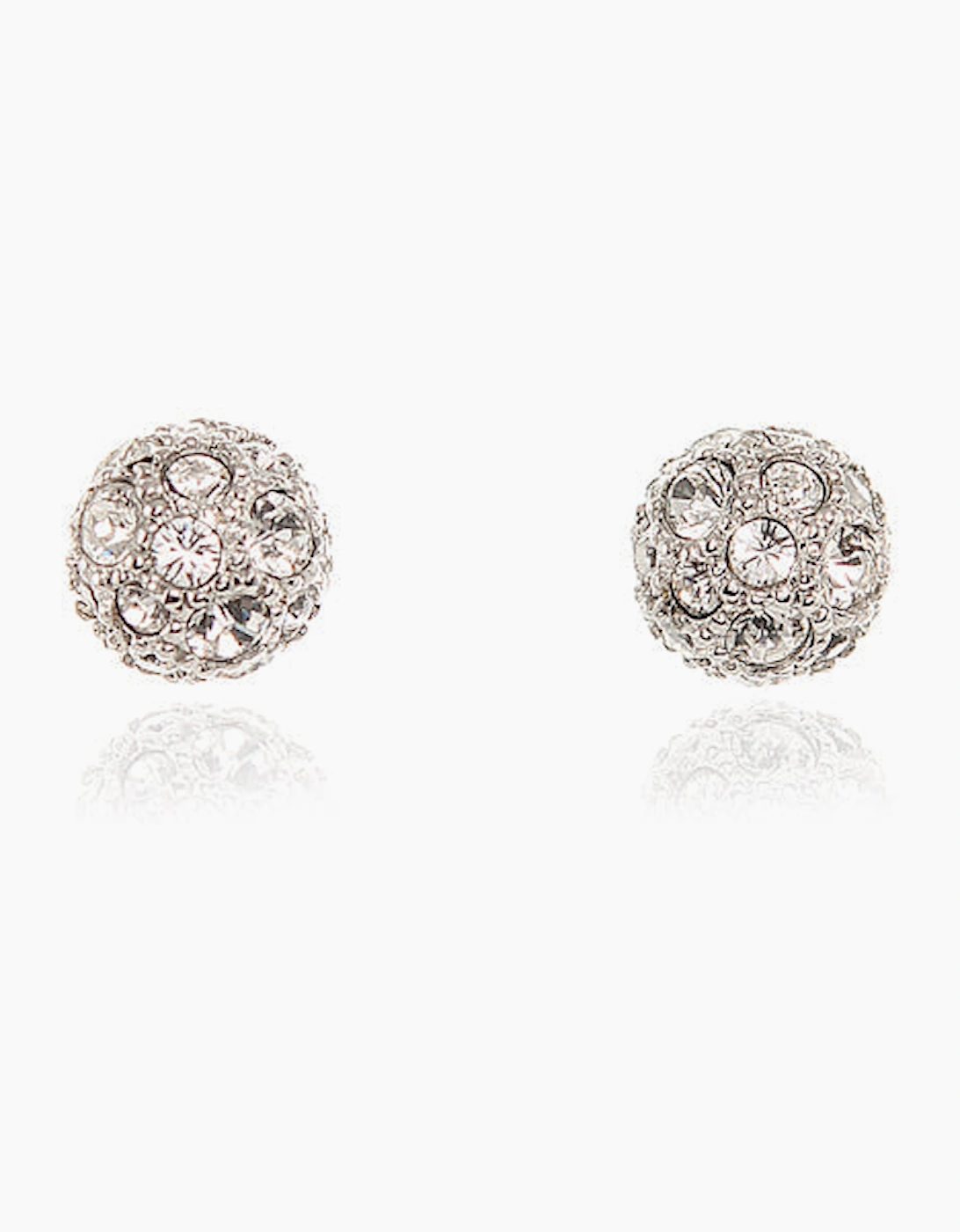 Pom Pom Silver Earrings