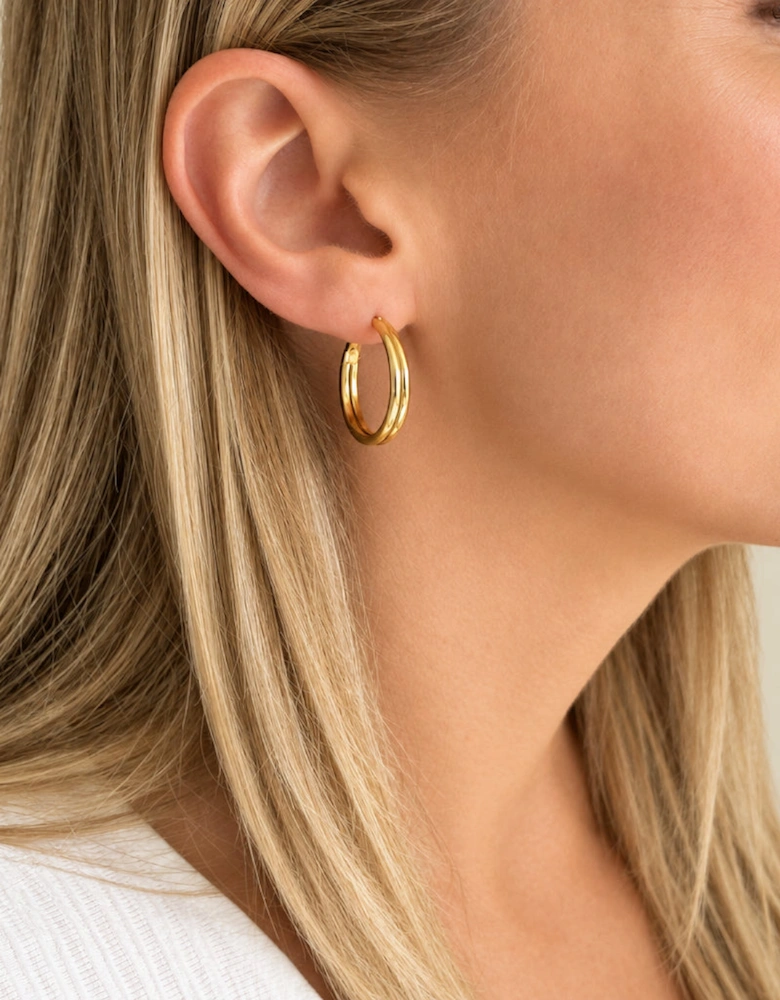 Lana 25mm Gold Hoop Earrings