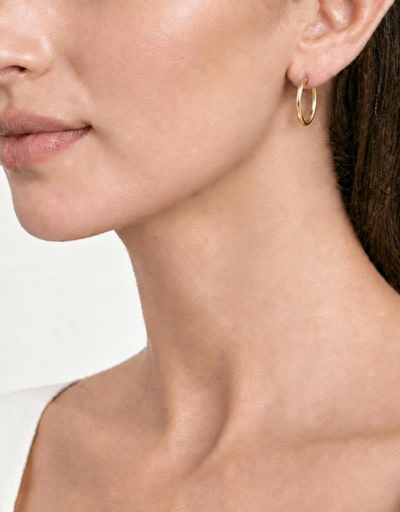Keely 18mm Gold Earrings