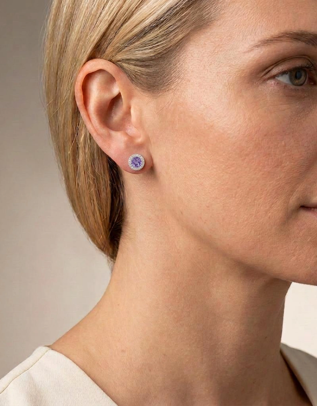 Chikle Silver Tanzanite Earrings