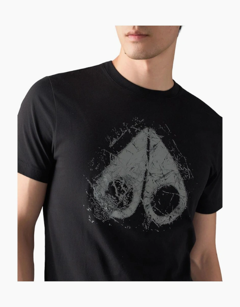 Moose Knuckles Icebreak Logo T-shirt 292 Black
