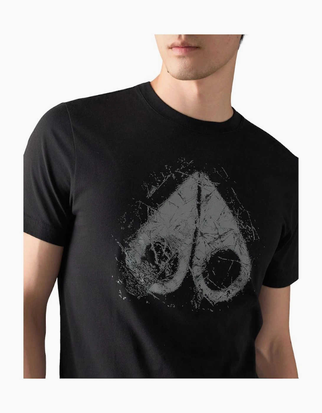 Moose Knuckles Icebreak Logo T-shirt 292 Black