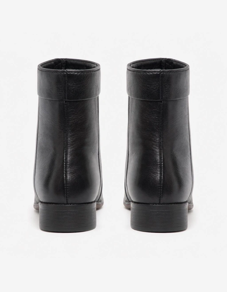 Scimitar GREG Mens Soft Leather Cuban Heel Boots Black