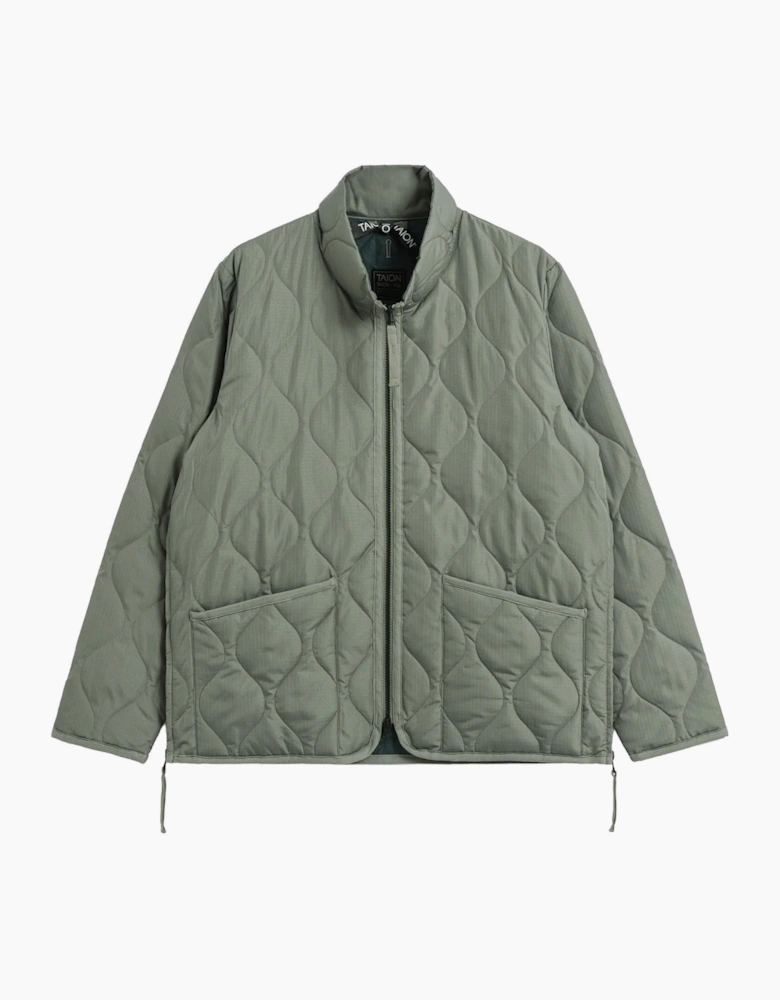 Taion Military High Neck Zip Down Jacket