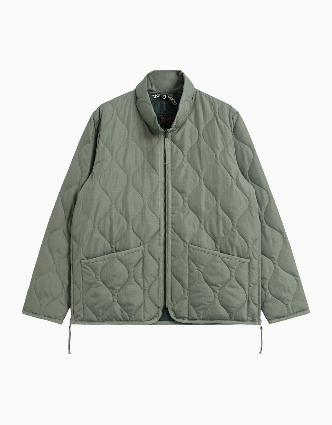 Taion Military High Neck Zip Down Jacket