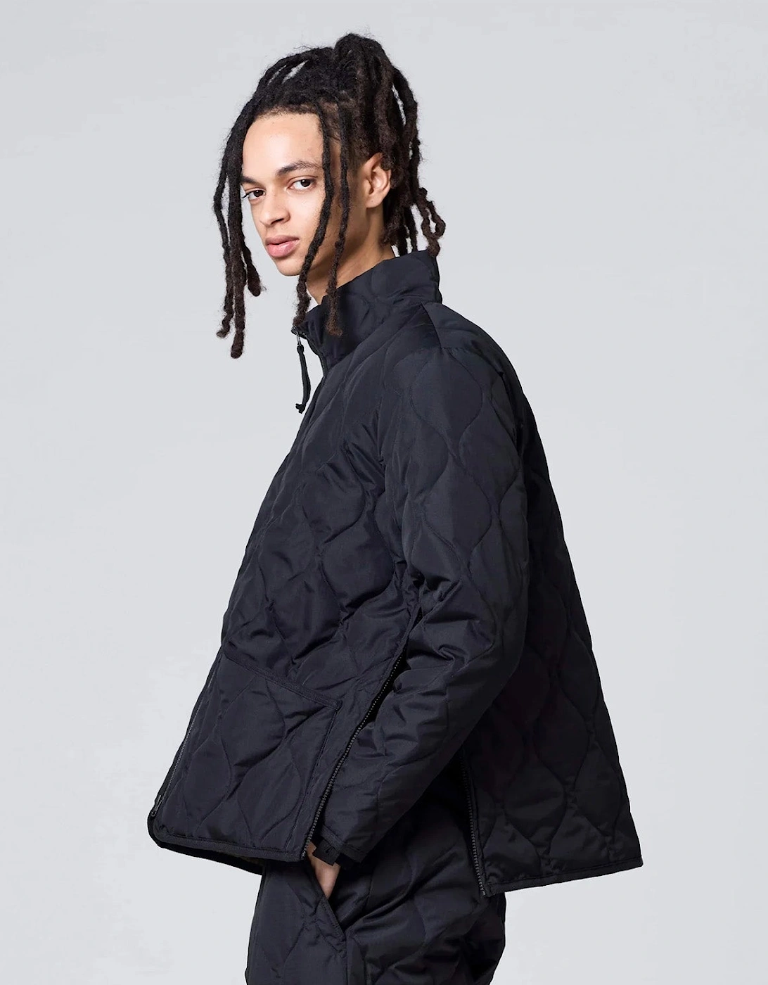Taion Military High Neck Zip Down Jacket