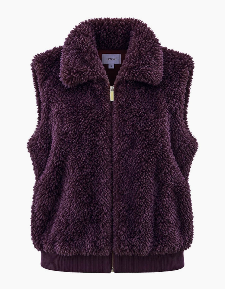 Mylo Borg Gilet - Plum