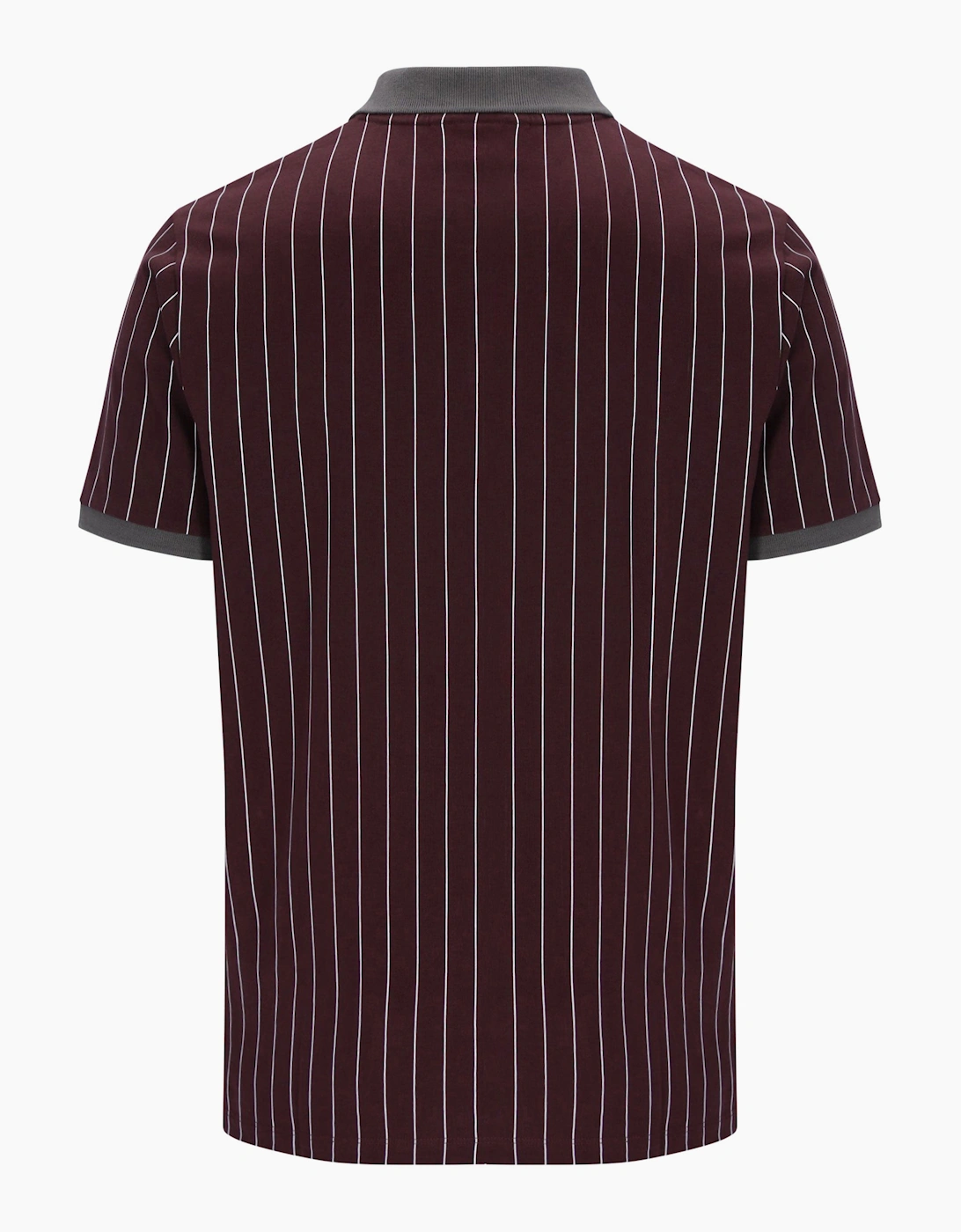 FILA CLASSIC BB1 STRIPED POLO FUDGE/GUNMETAL/WHITE