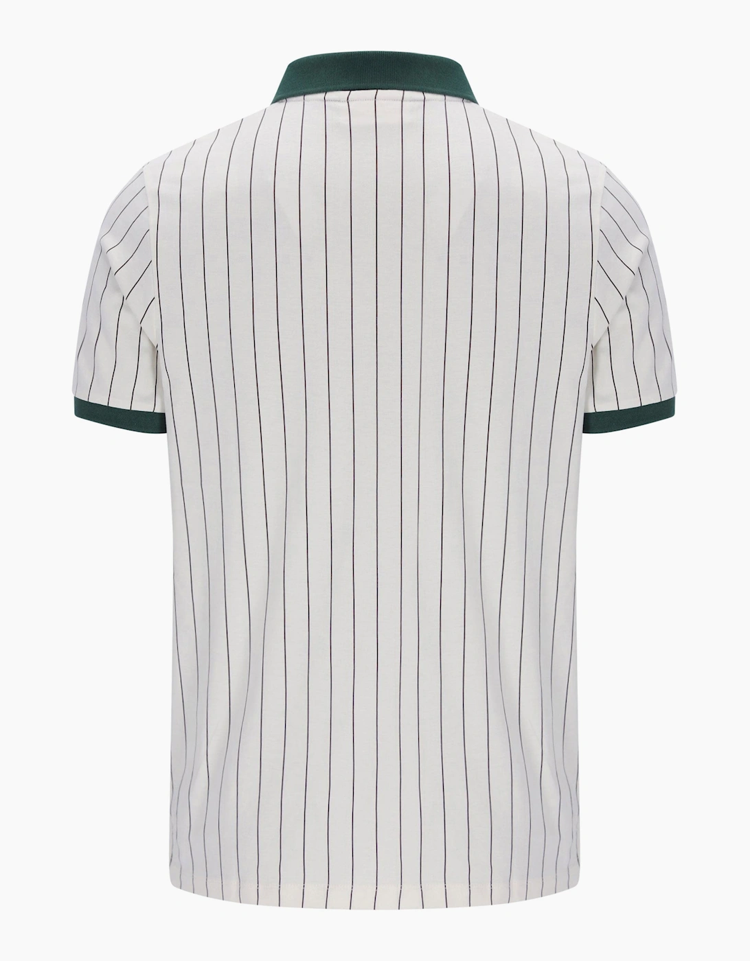 FILA CLASSIC BB1 STRIPED POLO GARDENIA/PINE GREEN/FUDGE