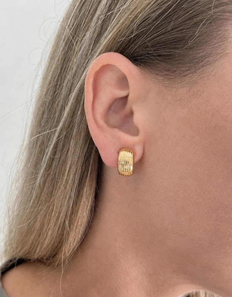 Robbin Gold Clip On Earrings