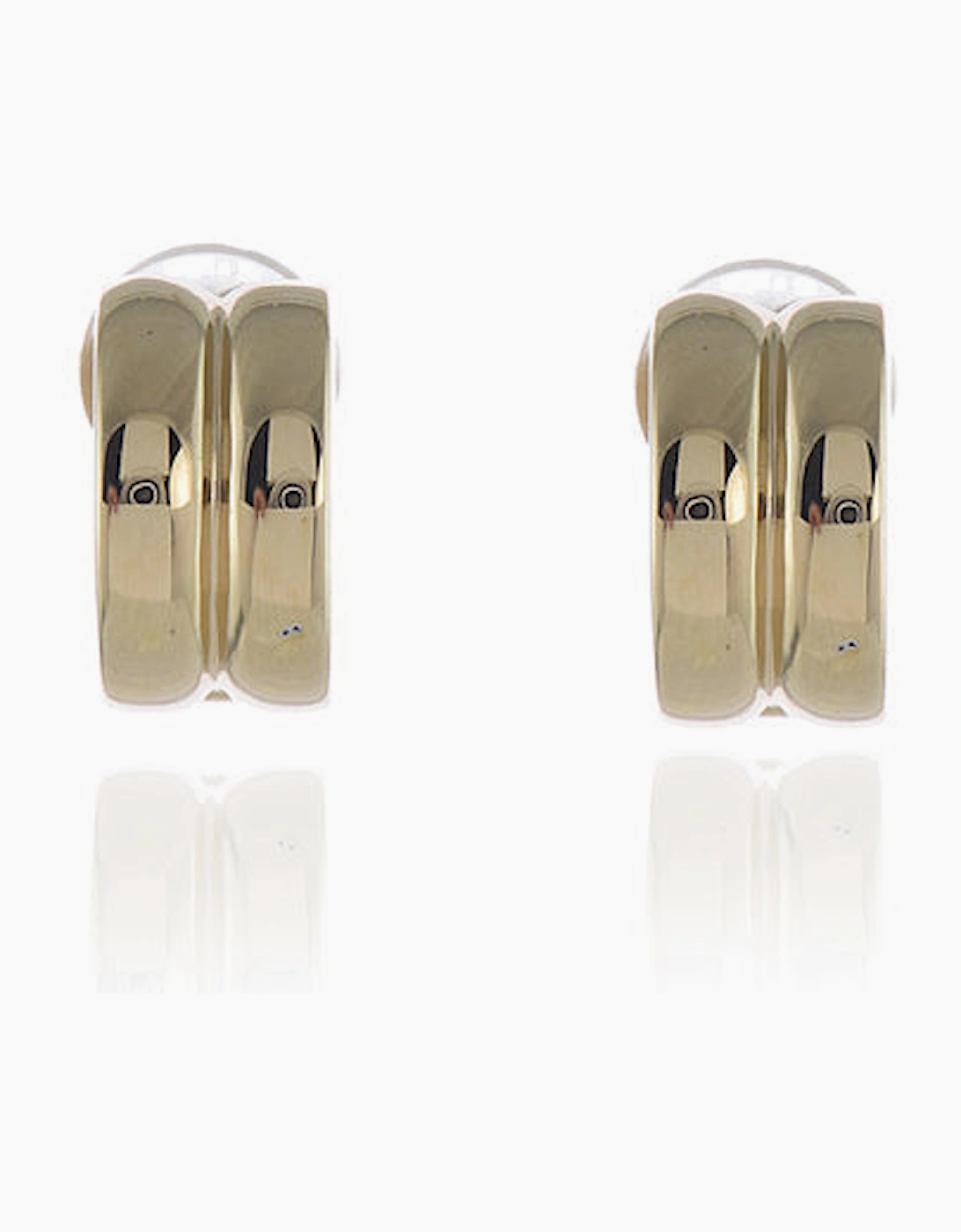 Cachet London Women's Gold Suzy Polished Clip On Earrings - Image 2