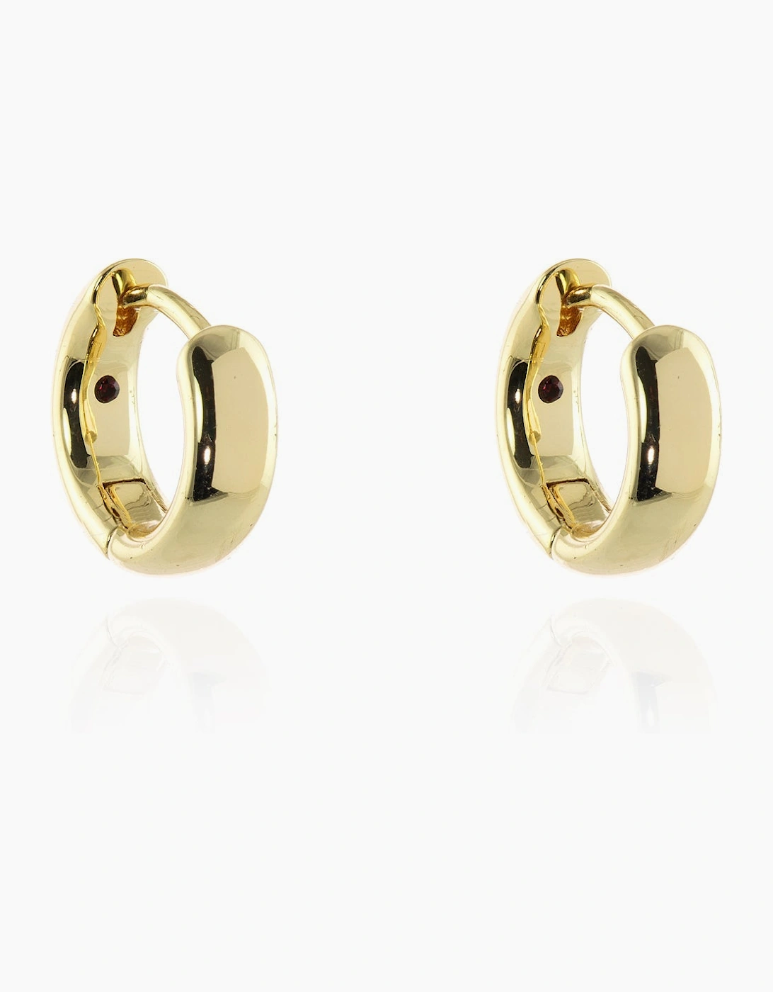 Sabrina Huggie 12mm Gold Hoop