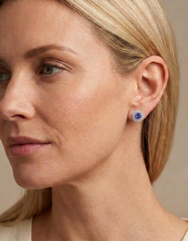 Fidelity Silver Tanzanite Earrings