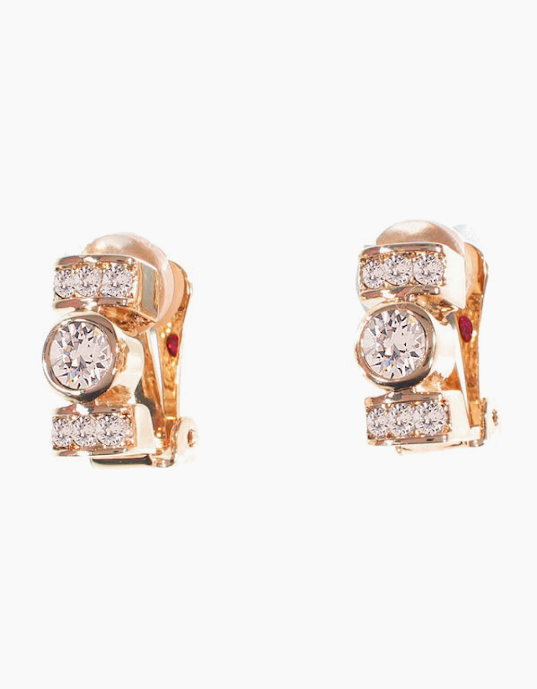 Terri Rose Gold Clip On Earrings