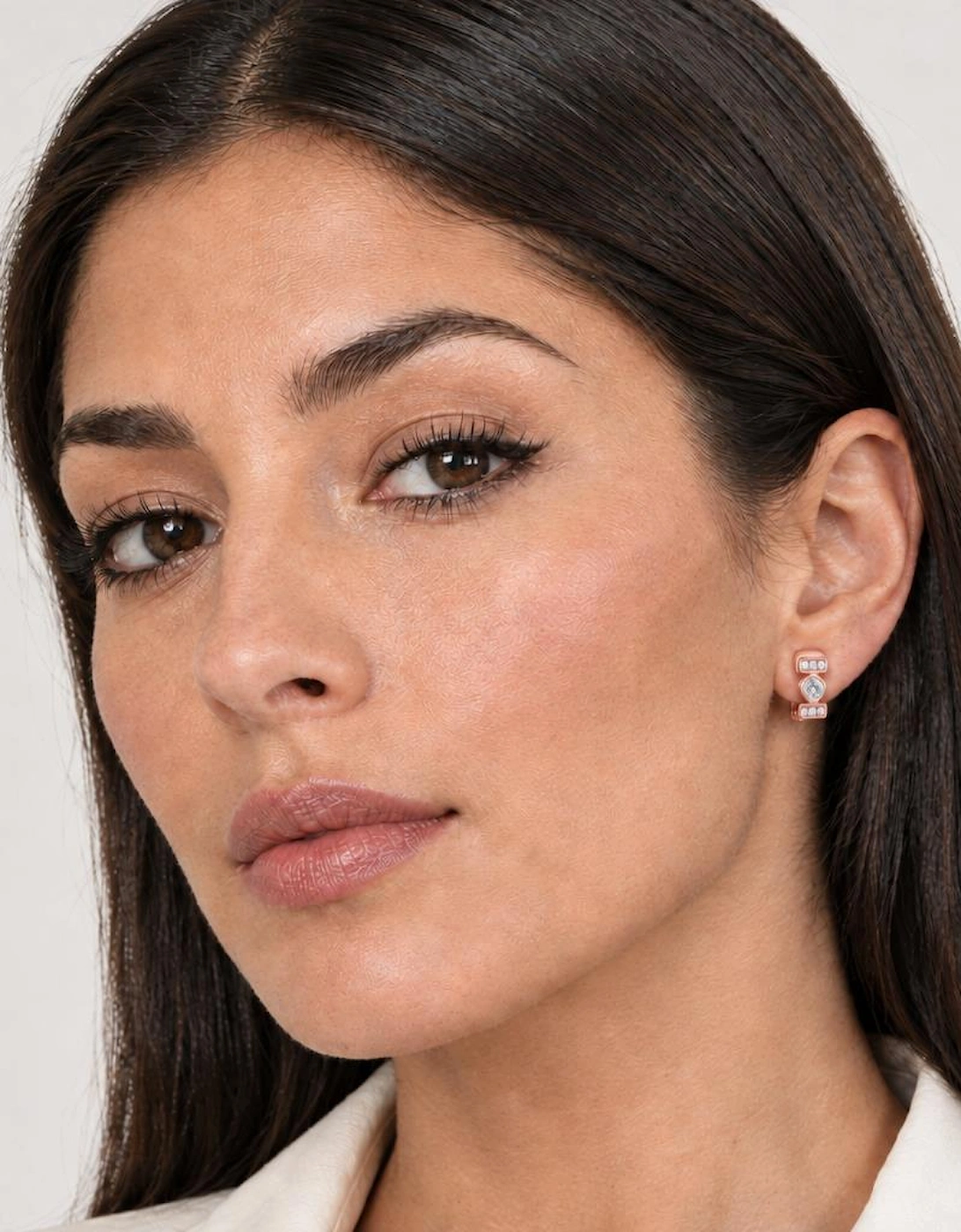 Terri Rose Gold Clip On Earrings