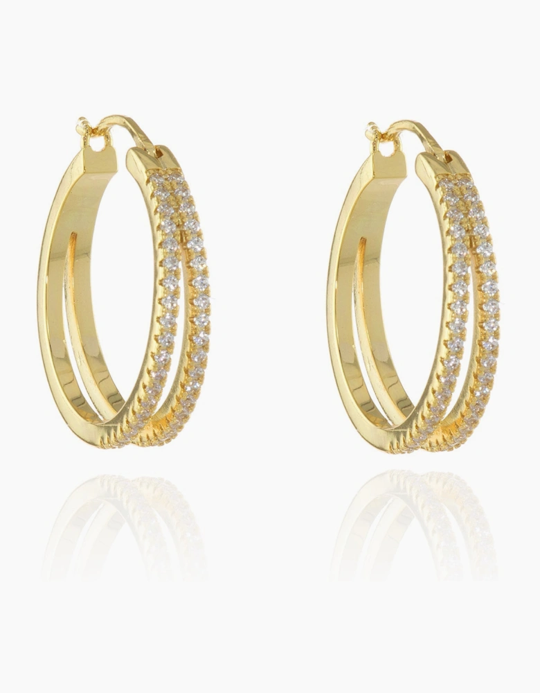 Daniela Large 18mm Gold Hoop