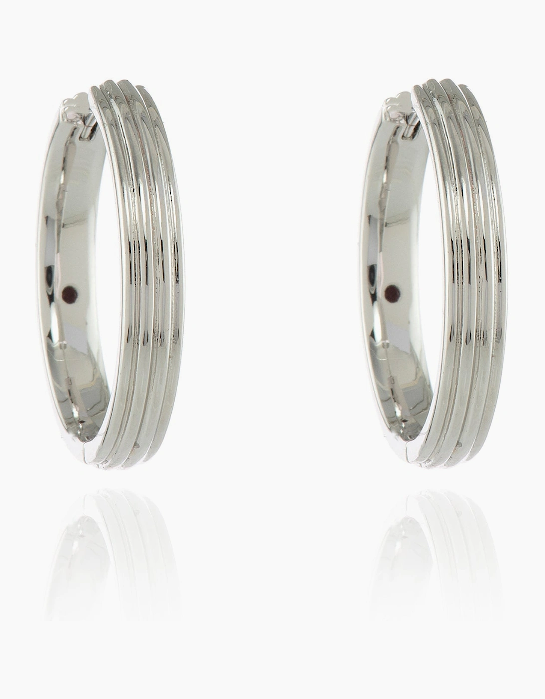 Rivas Large 25mm Silver Hoop