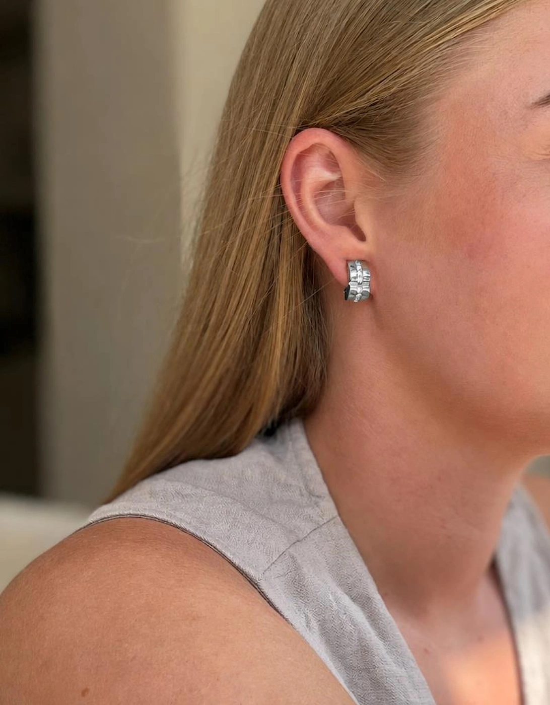Matice Silver Clip On Earrings