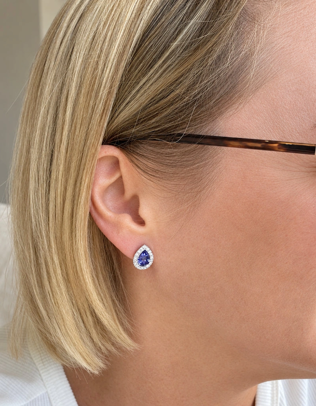 Talma Silver Tanzanite Earrings