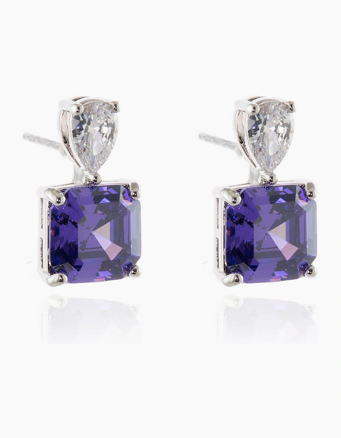 Sofia Tanzanite Silver Earrings