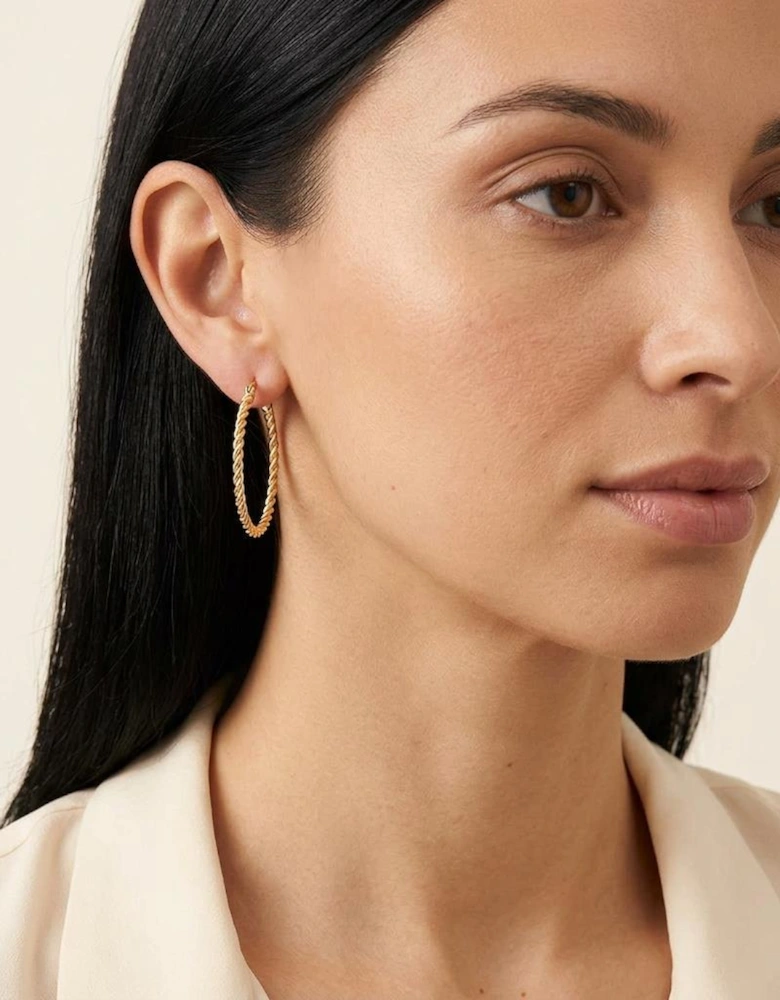 Abital Gold Hoop Earrings