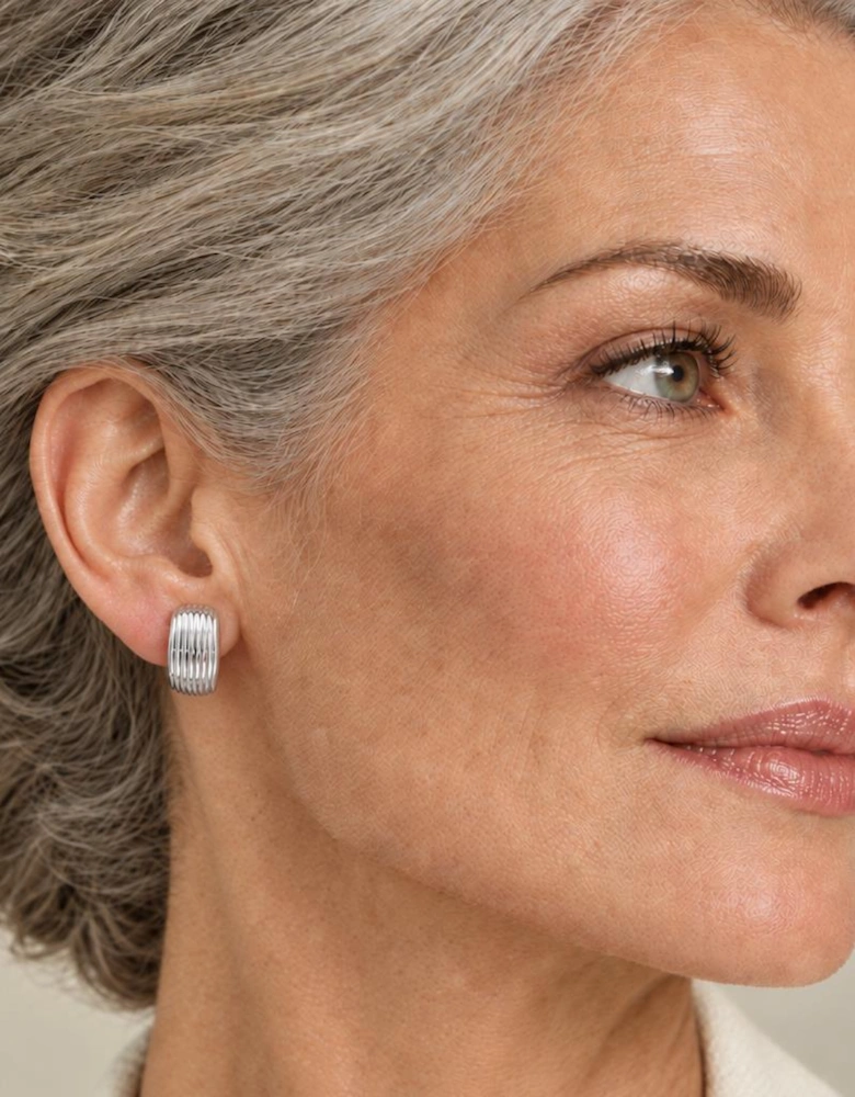 Robbin Silver Clip On Earrings