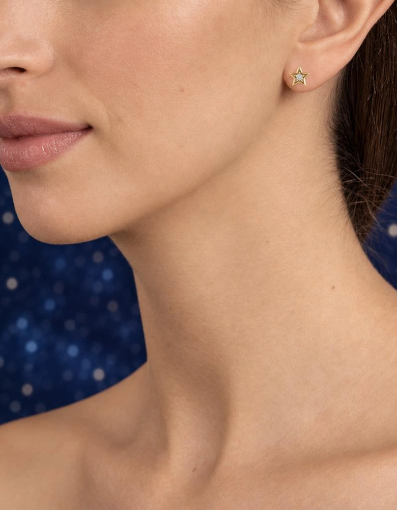 Luna Star Gold Earrings