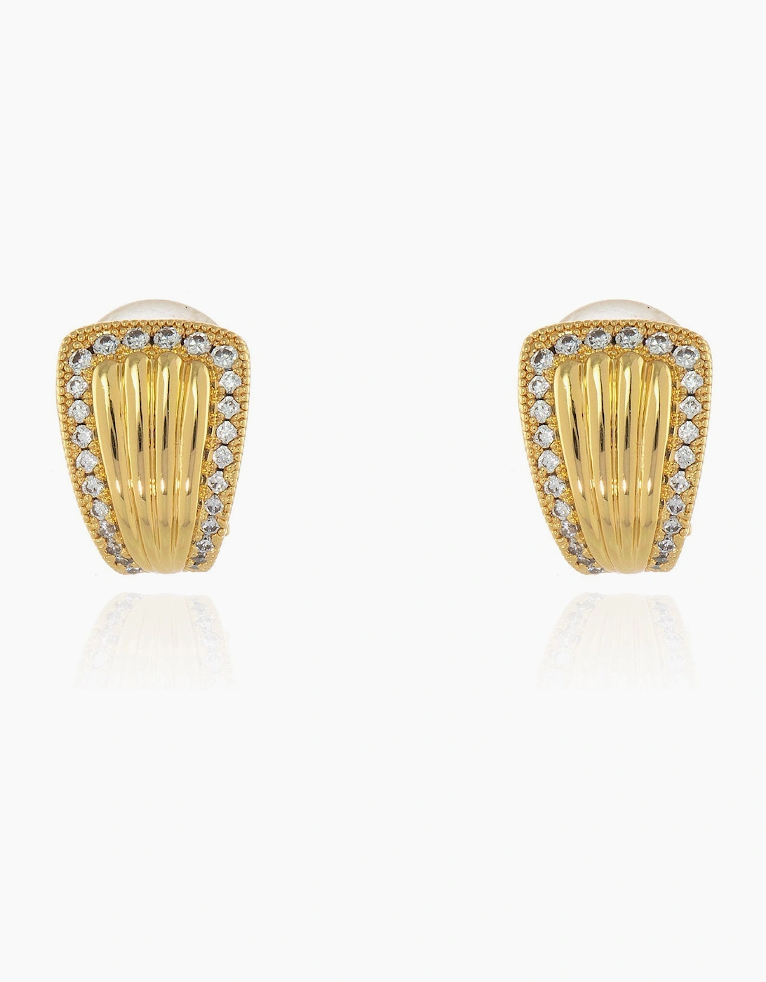 Fallon Gold Clip On Earrings