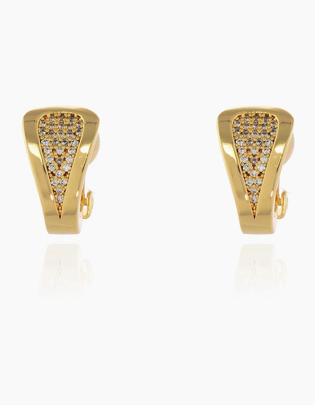 Talli Gold Clip On Earrings