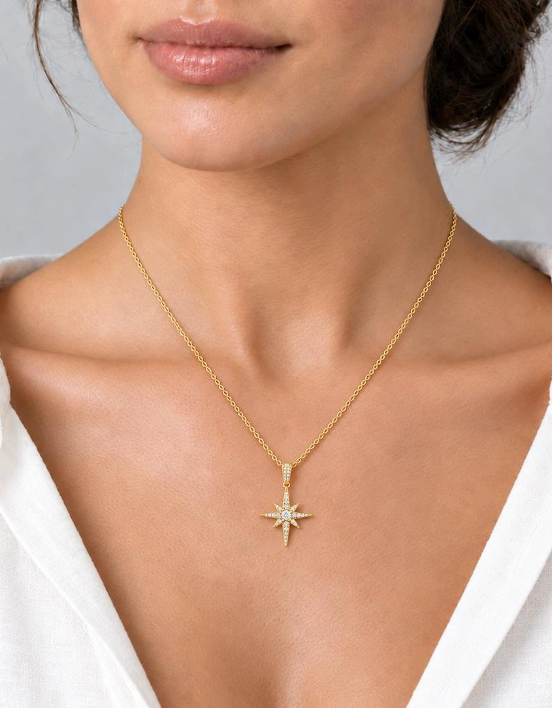 North Star Gold Pendant