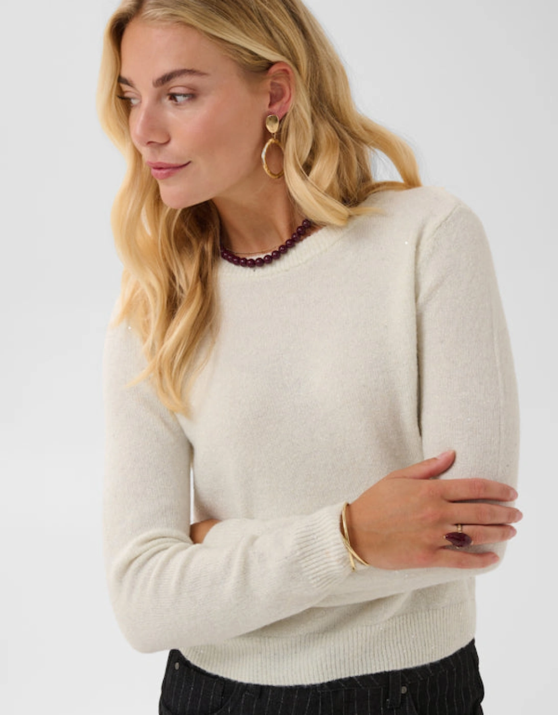 Jolli knit in whisper white