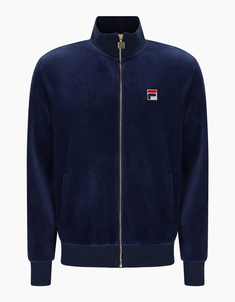 Fila Vintage FILA NERO 2 VELOUR TRACK JACKET FILA NAVY