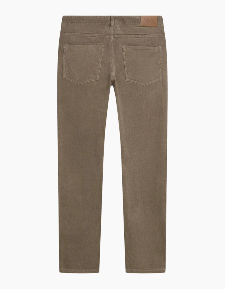 Scotch & Soda Ralston Stretch Cotton Corduroy 5 pkt WALNUT
