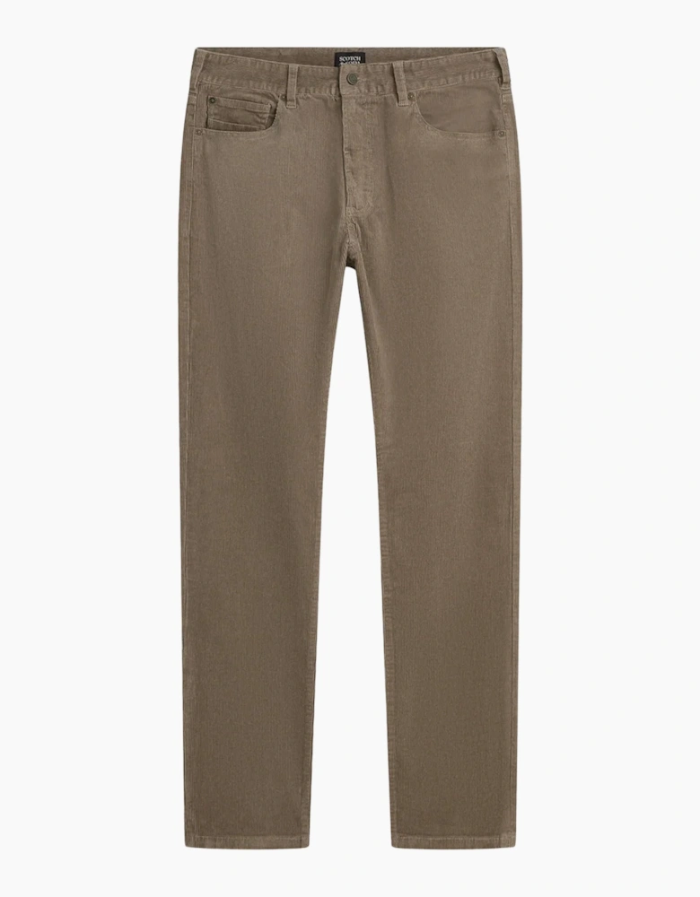 Scotch & Soda Ralston Stretch Cotton Corduroy 5 pkt WALNUT