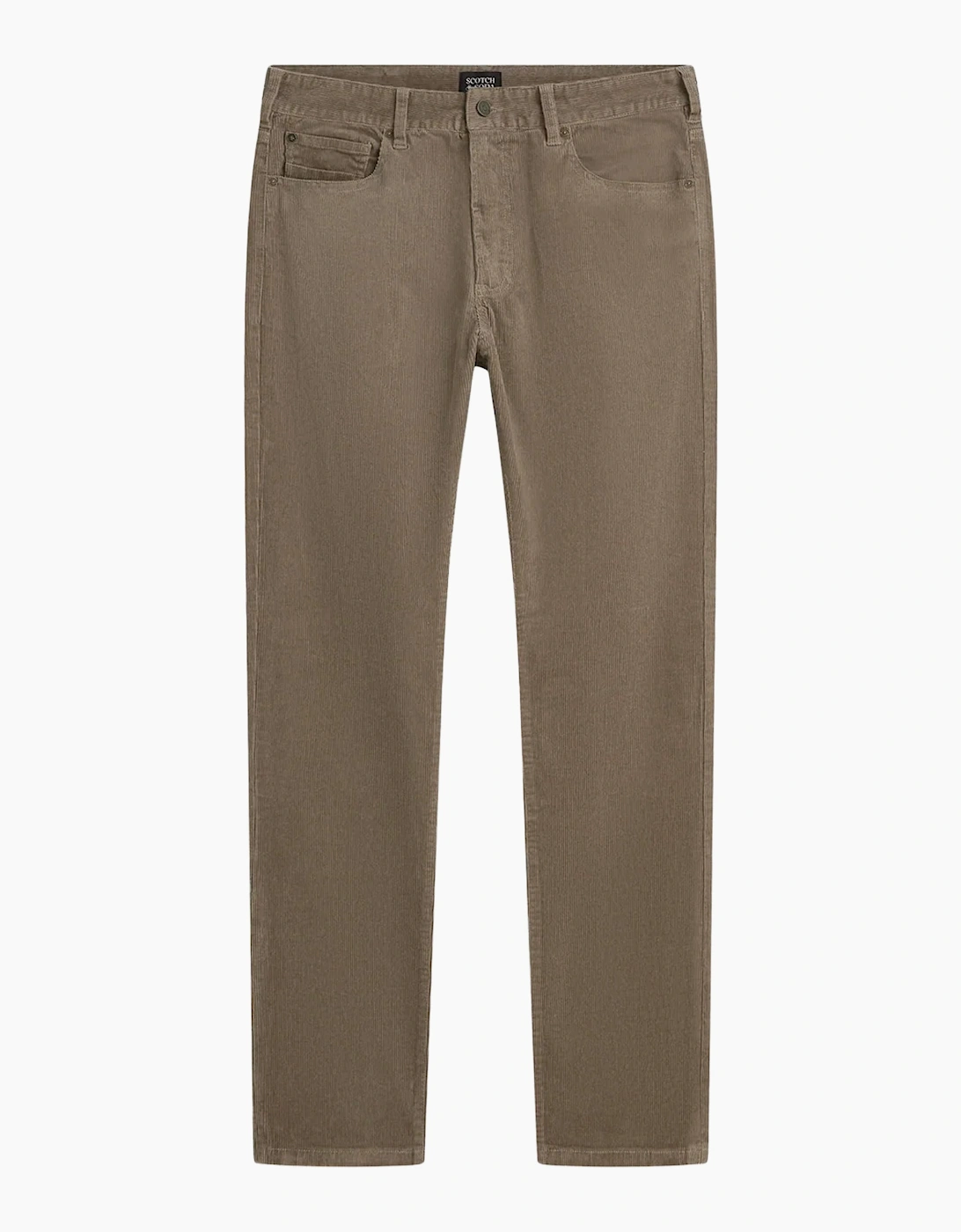 Scotch & Soda Ralston Stretch Cotton Corduroy 5 pkt WALNUT