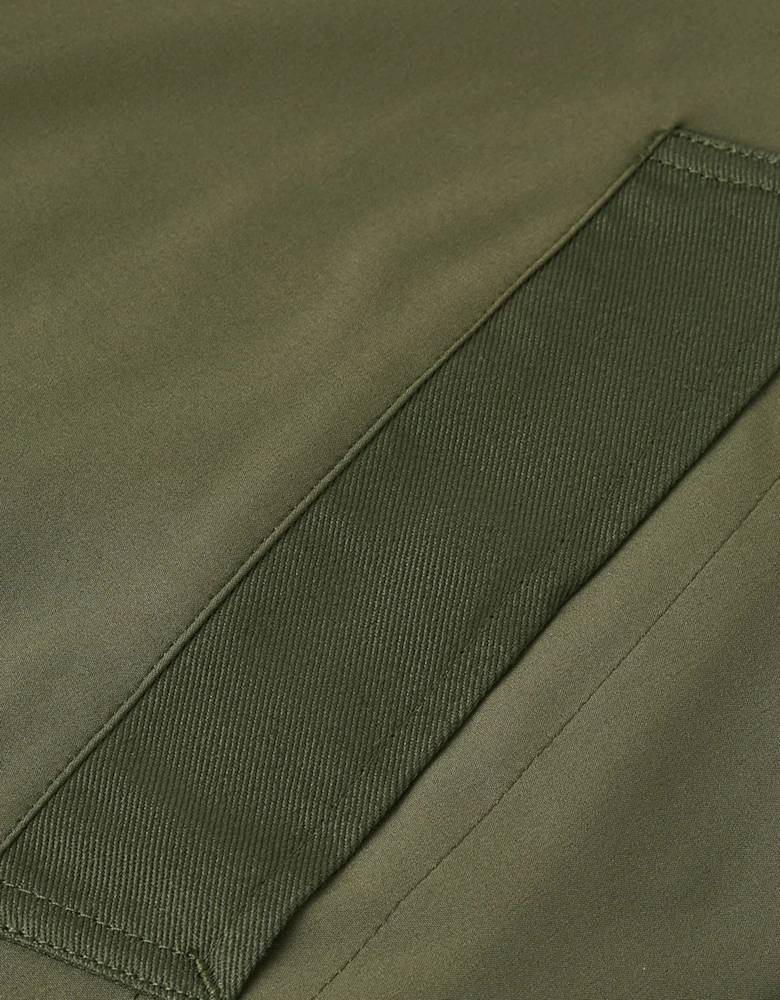 Scotch & Soda Hooded softshell padded jacket GREEN