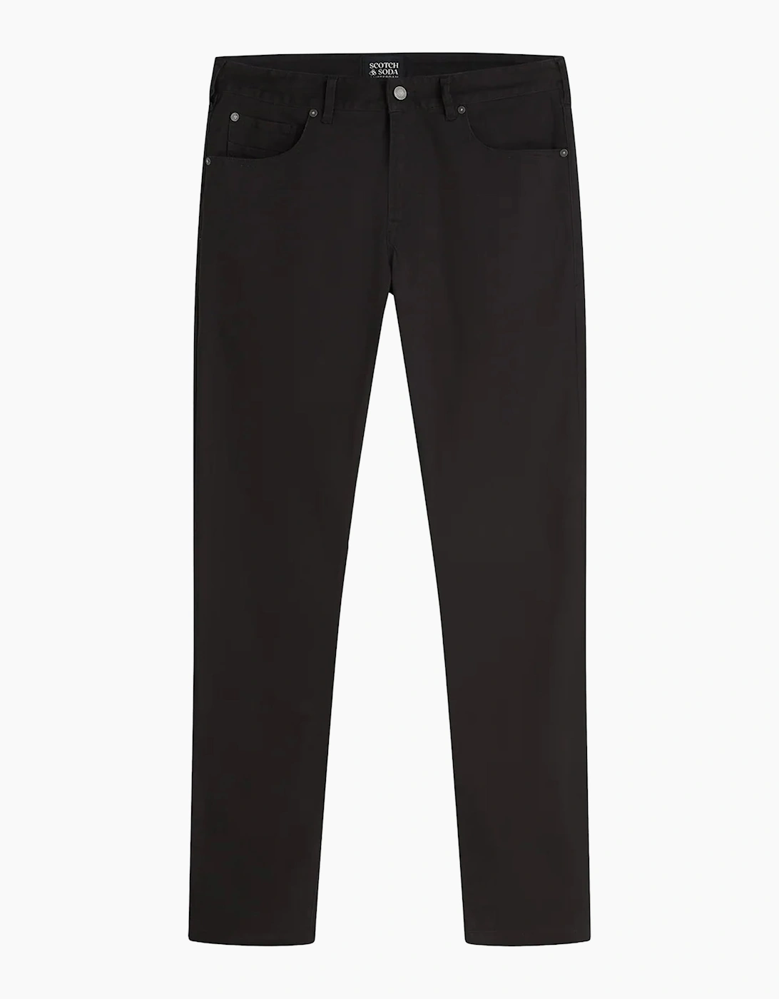 Scotch & Soda Ralston stretch cotton twill 5 pkt pant Meteorite