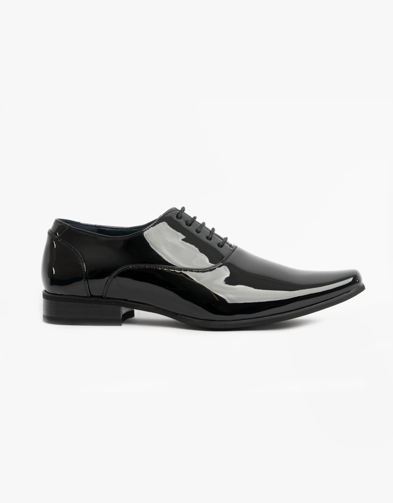 Goor GABRIEL Mens Oxford Dress Shoes Black Patent