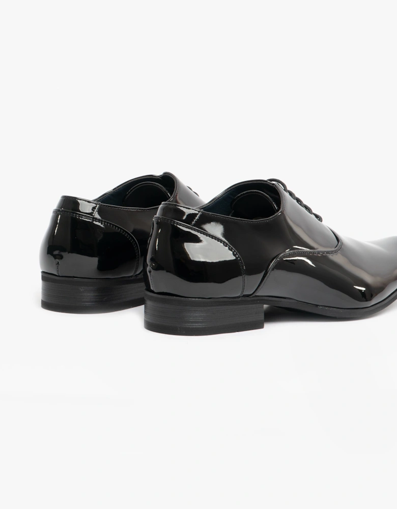 Goor GABRIEL Mens Oxford Dress Shoes Black Patent