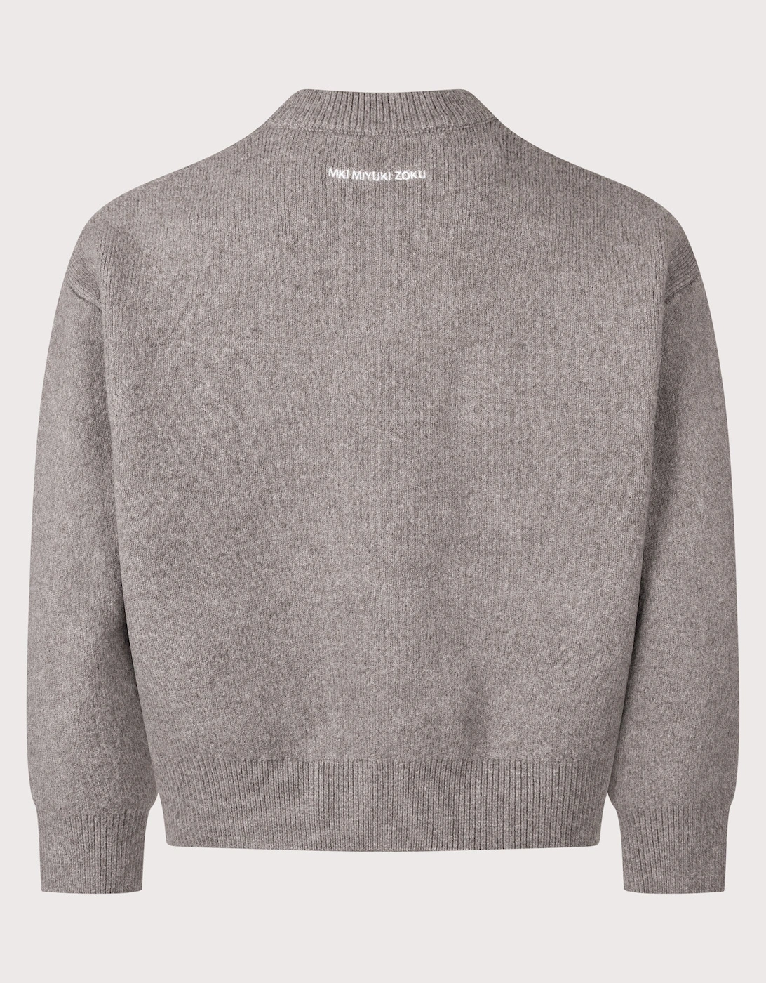 Relaxed Box Fit Double Knit Crewneck Jumper