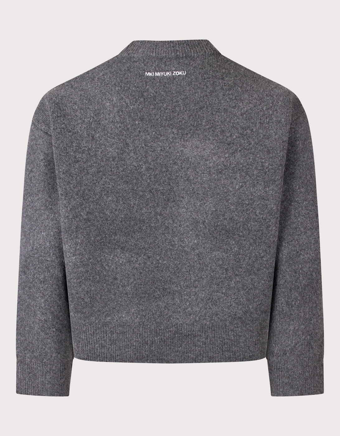 Relaxed Box Fit Double Knit Crewneck Jumper