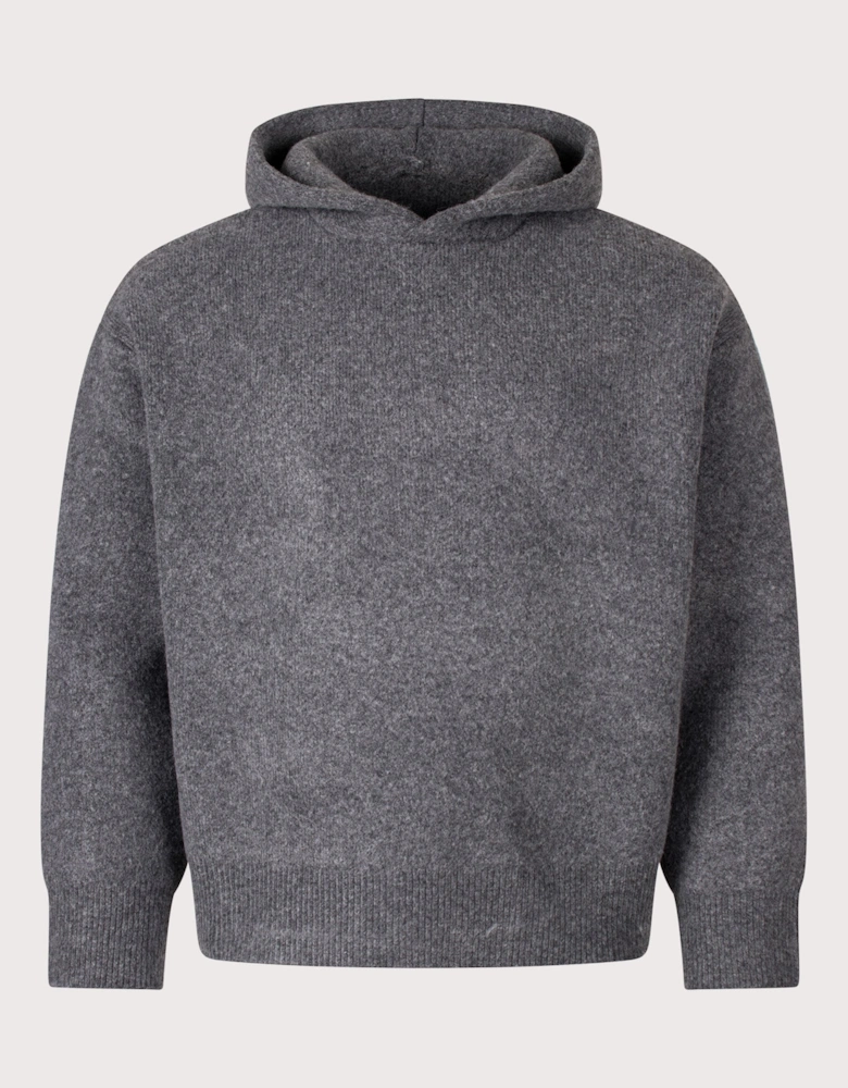 Relaxed Box Fit Double Knit Hoodie
