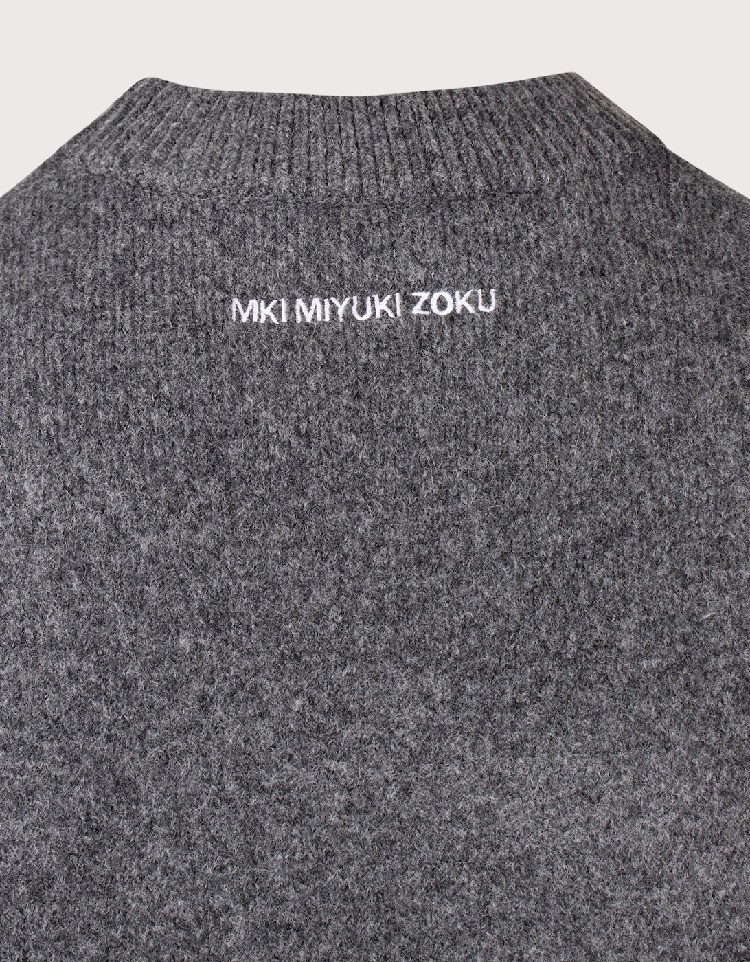 Relaxed Box Fit Double Knit Crewneck Jumper