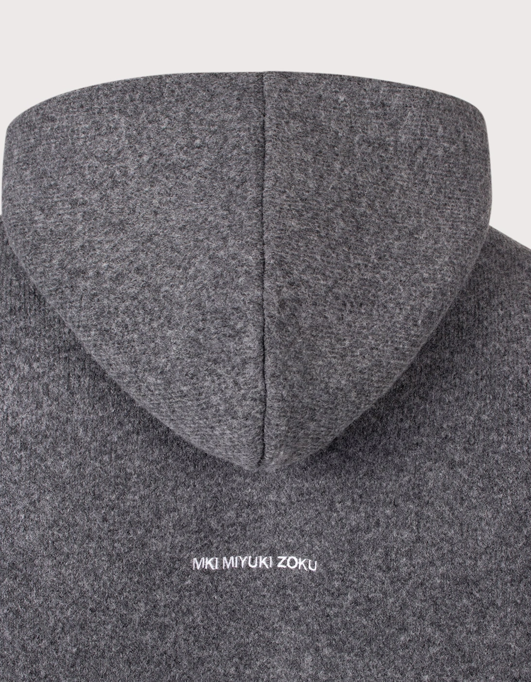 Relaxed Box Fit Double Knit Hoodie