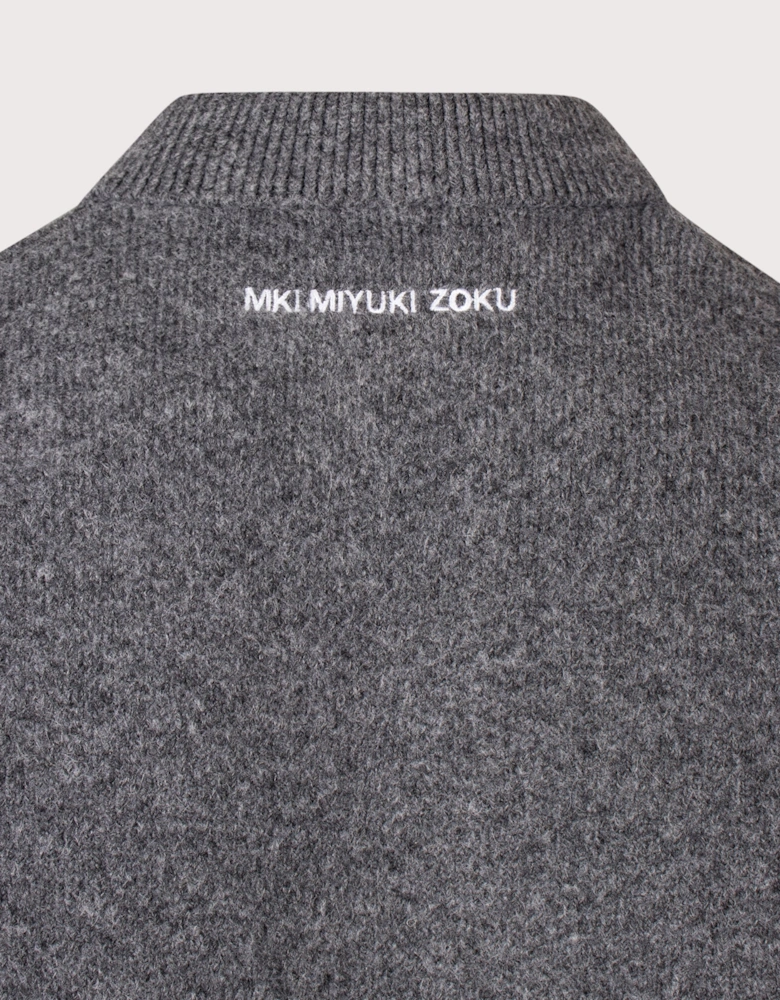 Relaxed Box Fit Double Knit Rugby