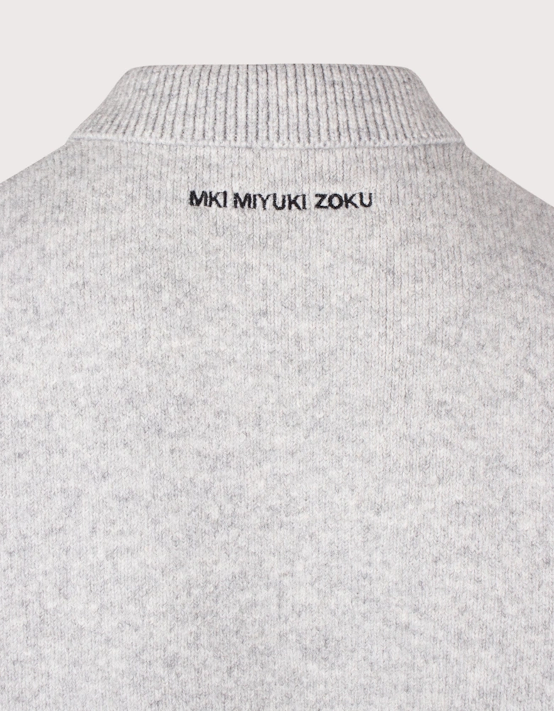 Relaxed Box Fit Double Knit Rugby