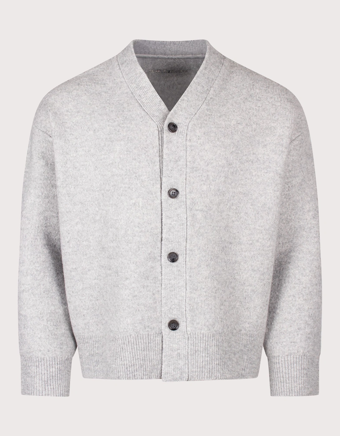 Relaxed Box Fit Double Knit Cardigan