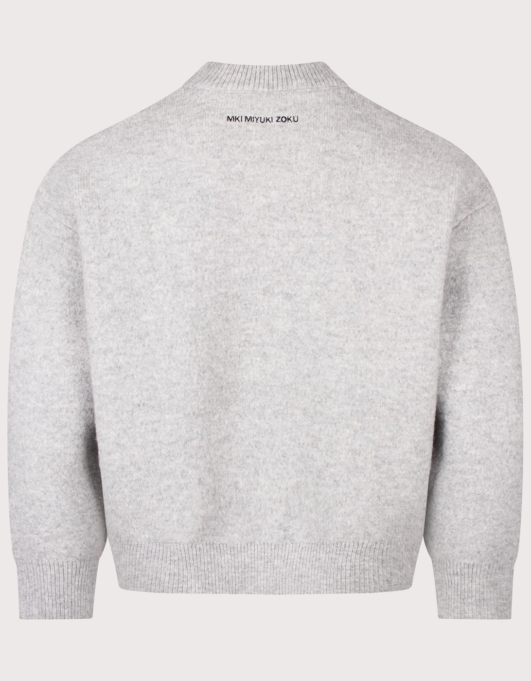 Relaxed Box Fit Double Knit Crewneck Jumper